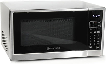 3-In-1 Microwave Air Fryer Convection Oven 1000-Watts with 10 Power Levels and 12 Presets, Speed Defrost, Electronic Control Panel and Glass Turntable, 1.3-Cu.Ft., Stainless Steel1