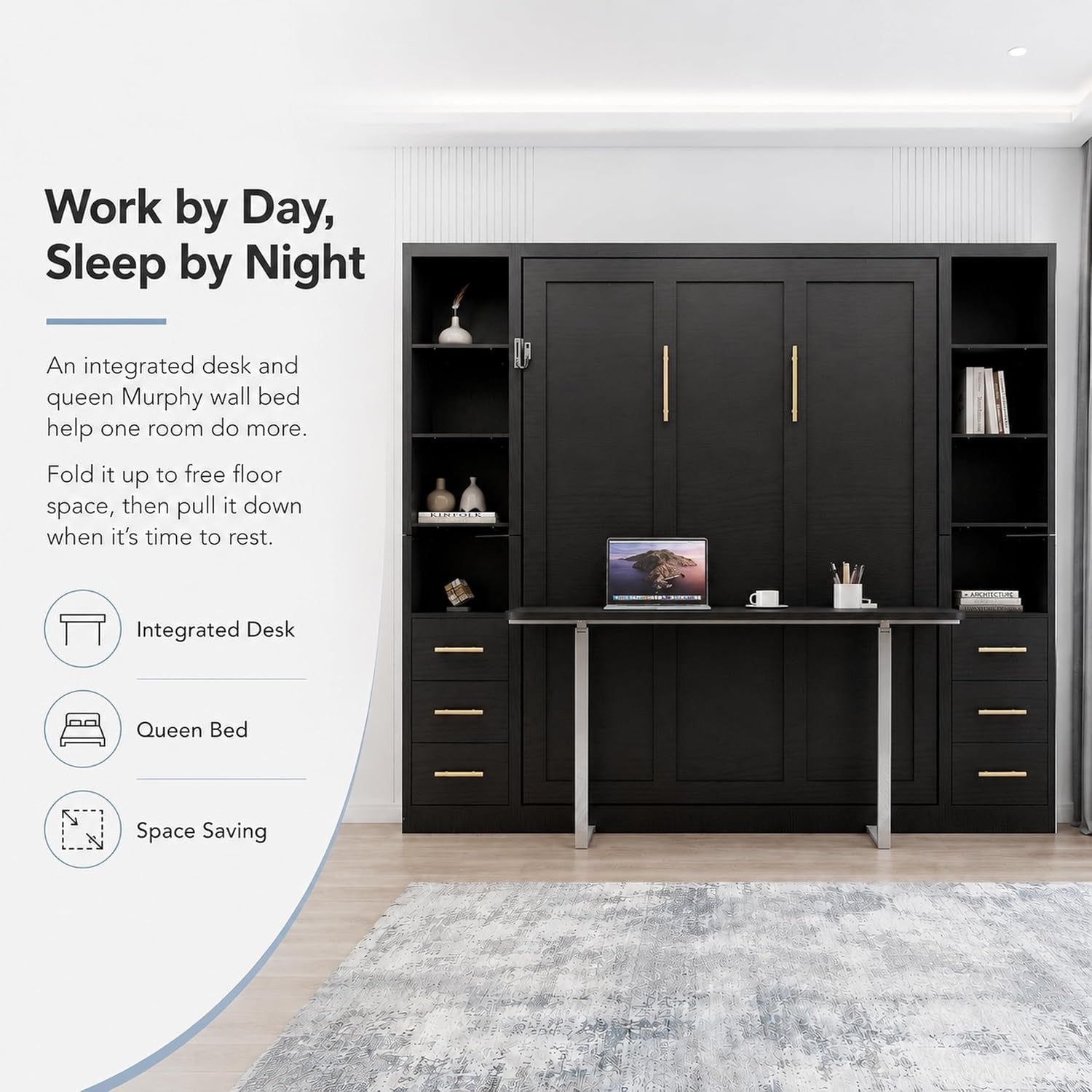 queen-murphy-bed-with-storage-integrated-desk-side-cabinets-and-drawers