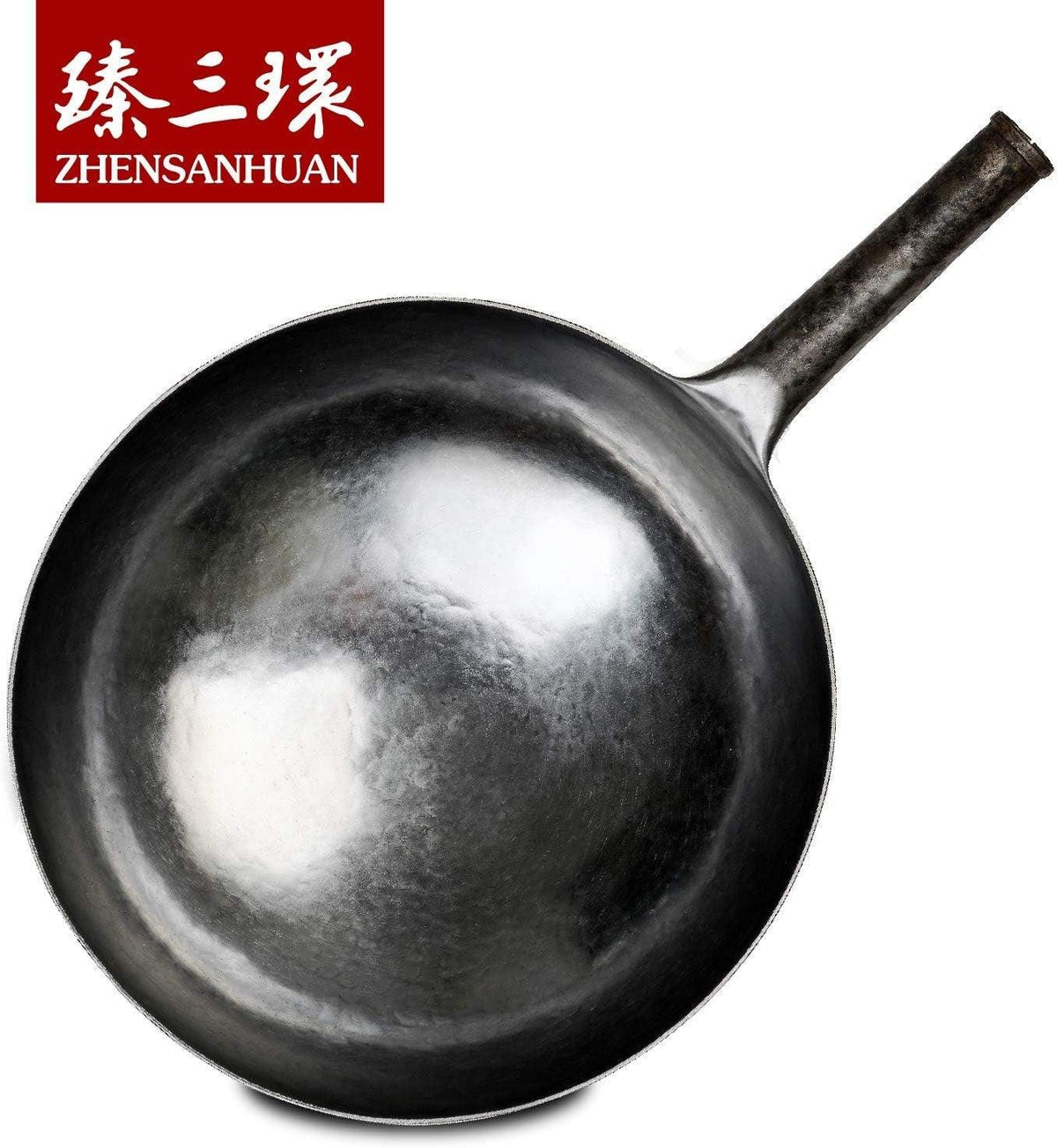 zhensanhuan-chinese-hand-hammered-iron-woks-and-stir-fry-pans-non-stick-no-coating-less-oil-章丘铁锅-carbon-steel-pow-seasoned-32cm