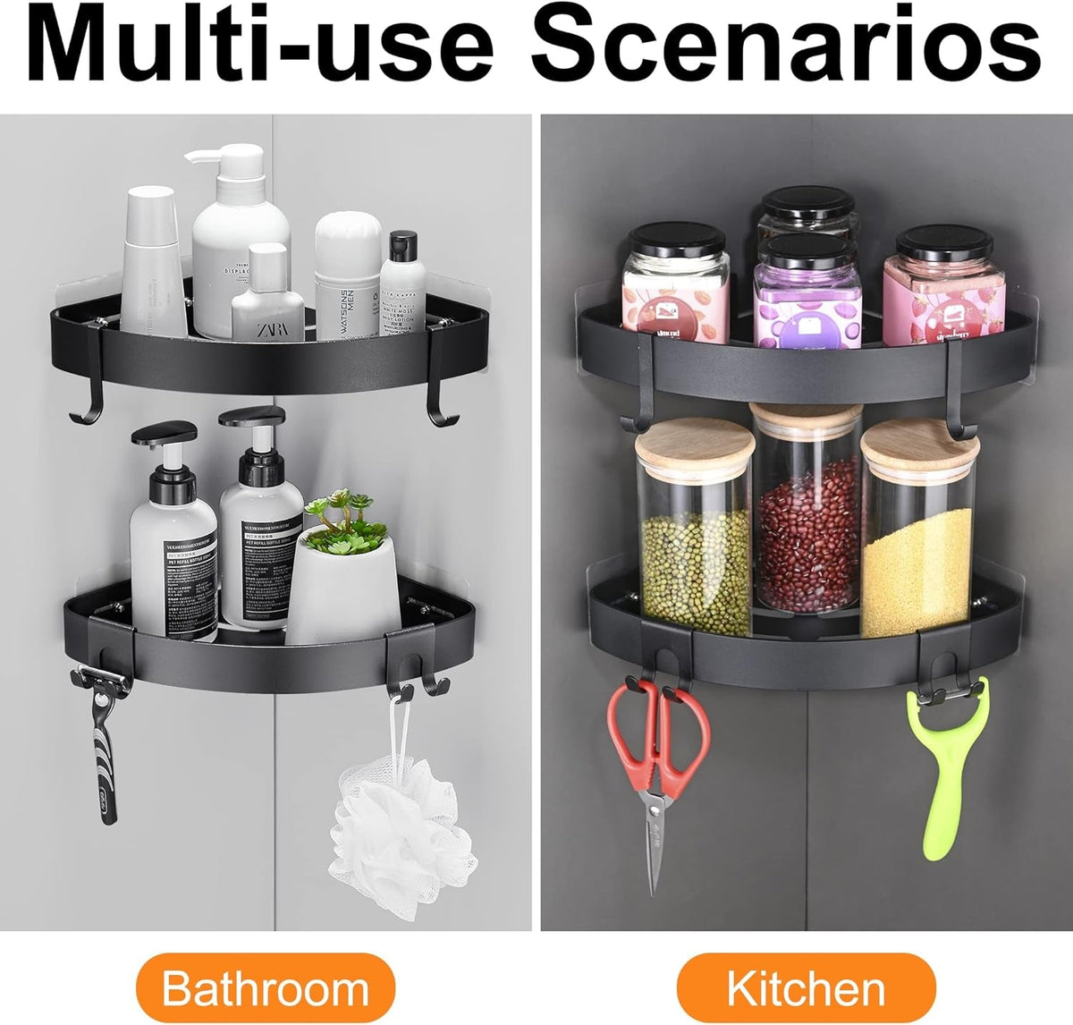 adhesive-corner-shower-caddy-with-hooks-black-2-pack
