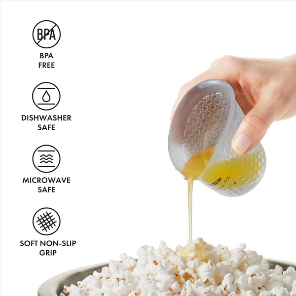 OXO Good Grips 3 Piece Squeeze & Pour Silicone Measuring Cup Set5