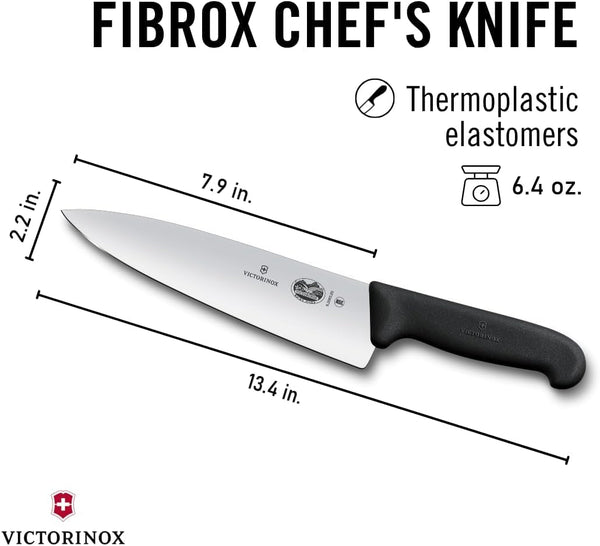 Victorinox Fibrox Pro 8 Inch Chef’S Knife, Dishwasher Safe, Black2