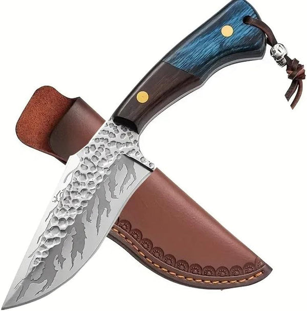 Meat Cleaver,Cleaver Knife, Stainless Steel Boning Knife Handmade Forge Knife Meat Cleaver Kitchen Chef Knife Butcher Knife Wooden Handle Kitchen Supplies1