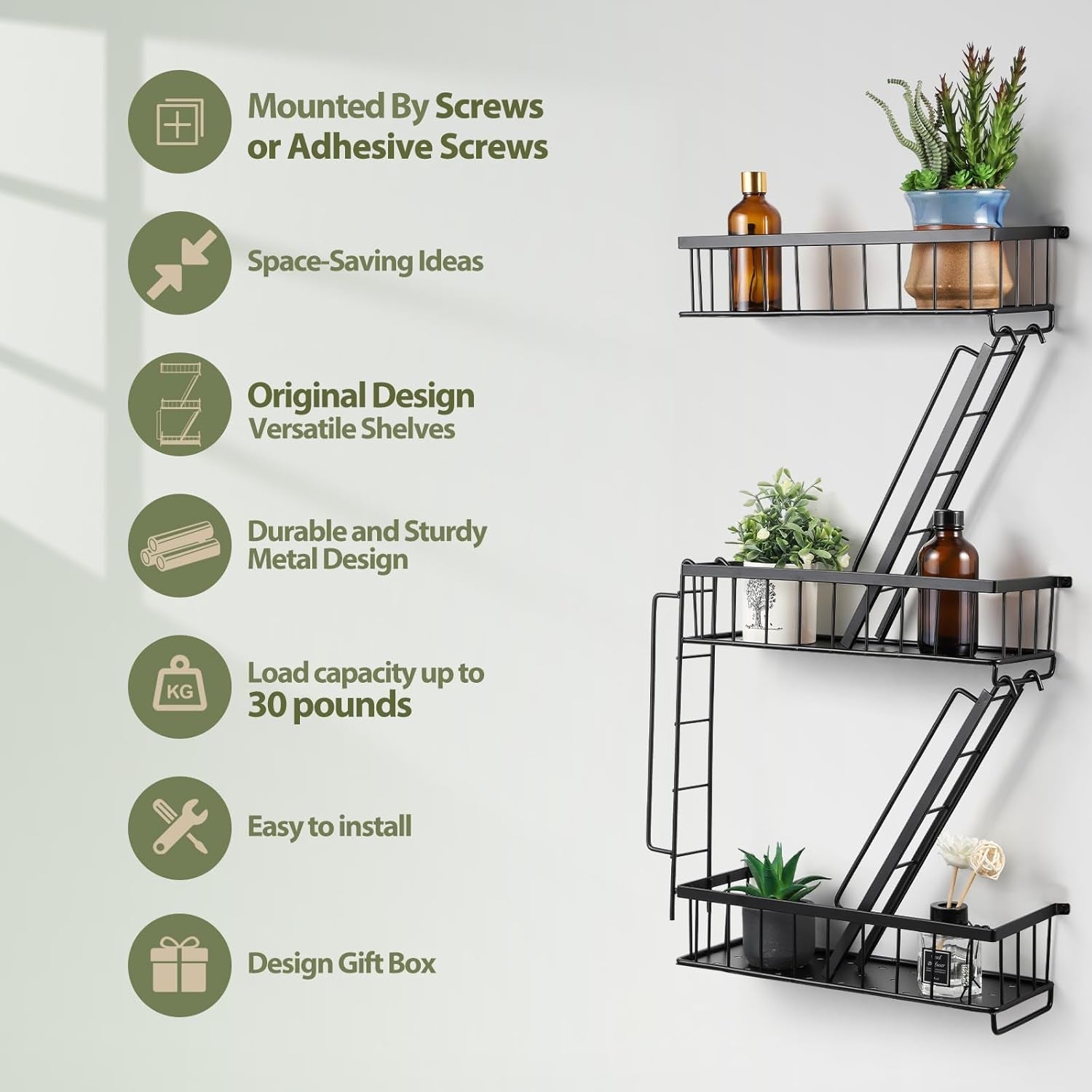 fire-escape-wall-shelf-new-york-decorative-ladder-shelf-wall-art-floating-shelf-black-metal-shelves-for-bedroom-home-office-storage-and-display-3-tier