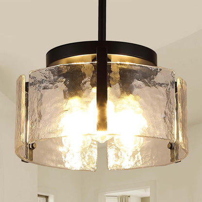 Black Chandeliers for Dining Room Light Fixture, Foyer Lighting Fixtures Pendant Lights Kitchen Island, Adjustable Glass Modern Farmhouse Chandelier for Entryway, Bedroom, Bathroom, Foyer, Living Room1