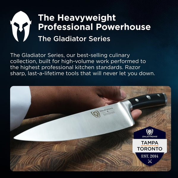 8" Chef Knife - Forged German Steel5