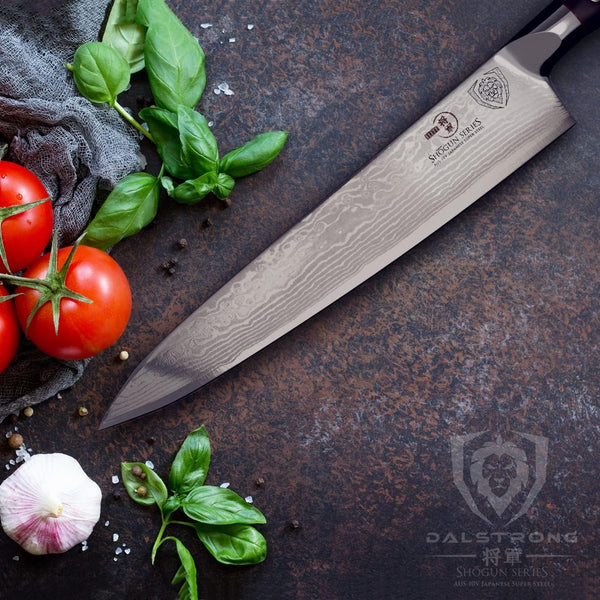 9.5" Chef Knife - AUS-10V Damascus Steel6