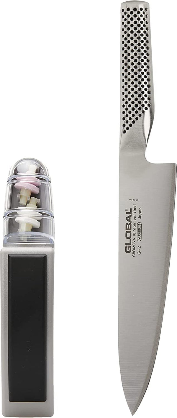 Knives - 8" Chef'S Knife (G-2) with 220/GB Knife Sharpener2