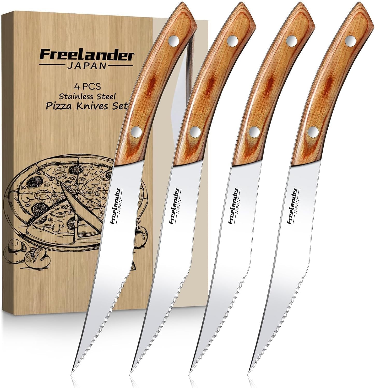 4-piece-full-tang-forged-pizza-knife-cutter-set-for-kitchen-sharp-serrated-steak-knives-comfortable-non-slip-grip-corrosion-resistant-easy-to-clean-thoughtful-kitchen-gifts