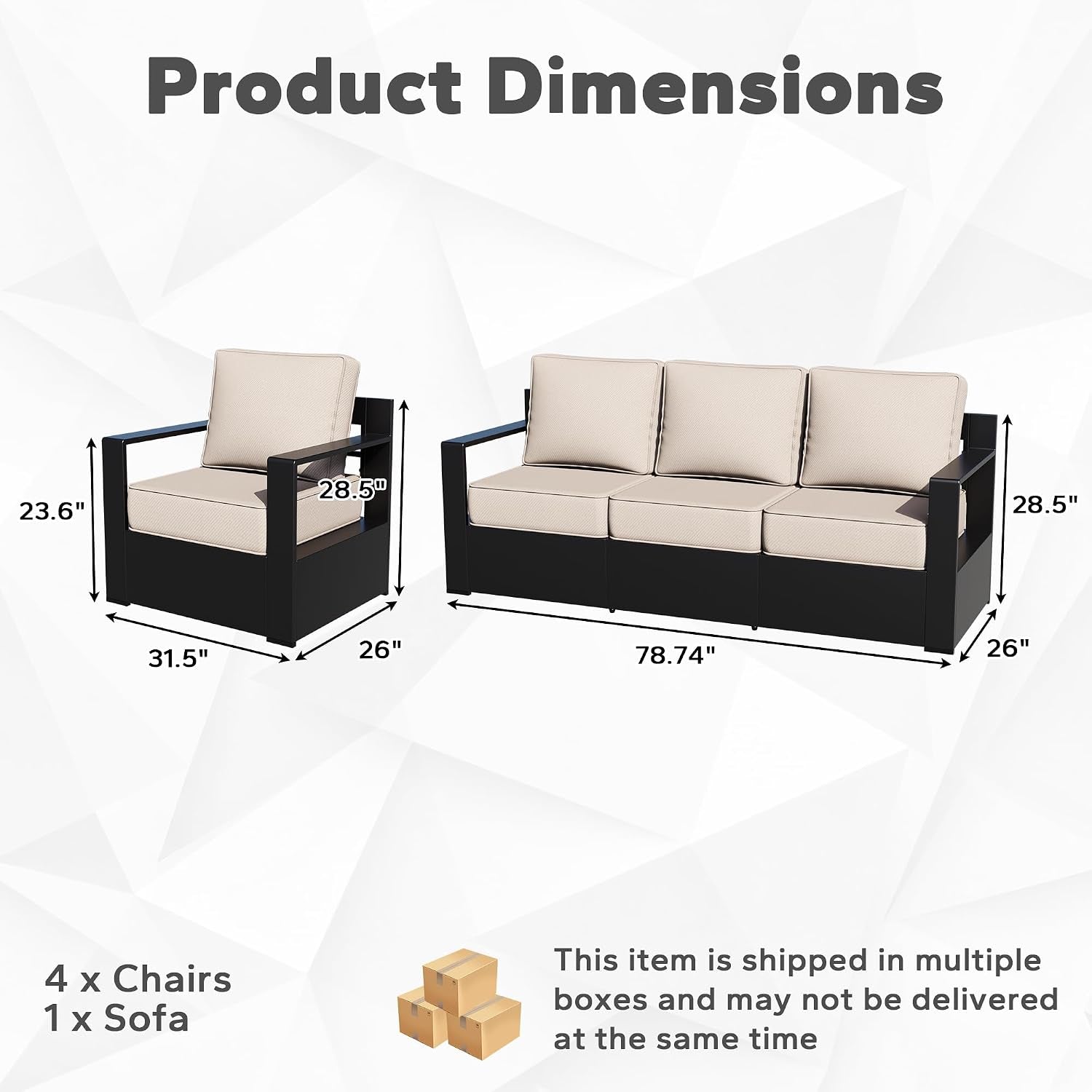 outdoor-aluminum-furniture-set-5-piece-patio-conversation-set-4-chairs-and-1-sofa-all-weather-metal-frame-6-thick-removable-cushions-deep-setting-for-garden-poolside-and-porch