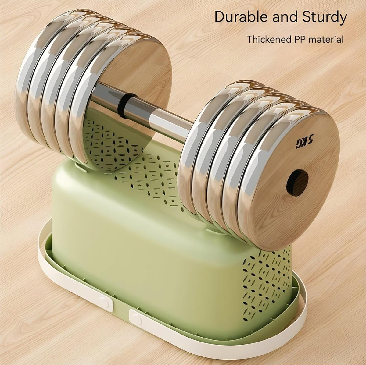 plastic-shower-caddy-basket-storage-basket-with-handle-green