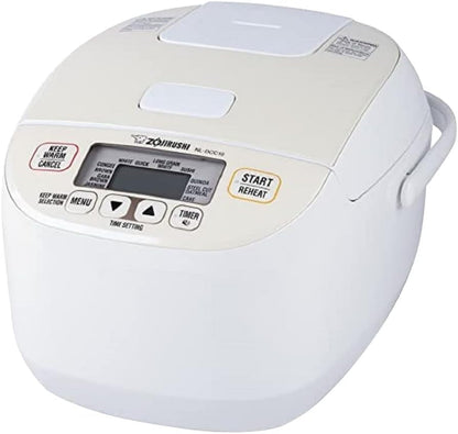 Zojirushi NL-DCC10CP Micom Rice Cooker & Warmer, 5.5 Cups, Pearl Beige1