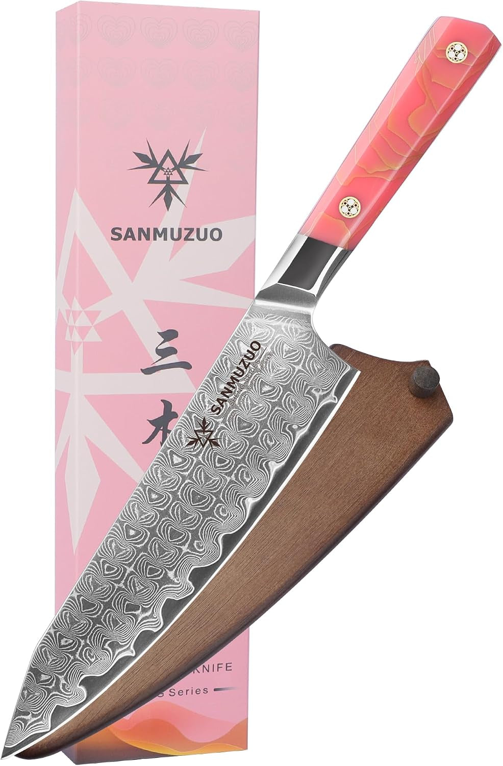 kitchen-chef-knife-8-inch-professional-kitchen-knife-ultra-sharp-damascus-powder-steel-with-full-tang-resin-handle-sheng-series