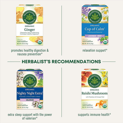 Organic, Lemon Balm - Supports Stress Relief & Digestive Health - Kosher, Non-Gmo, Caffeine-Free, Compostable - 16 Tea Bags | Soothes the Digestive Tract & Promotes Respiratory Health, Kosher, Non-Gmo, Caffeine-Free8