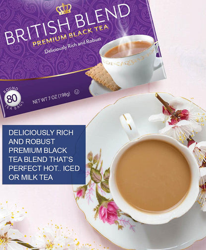 , British Blend Black Tea, 320 Count, Hot or Iced, Rich & Robust Black Tea7