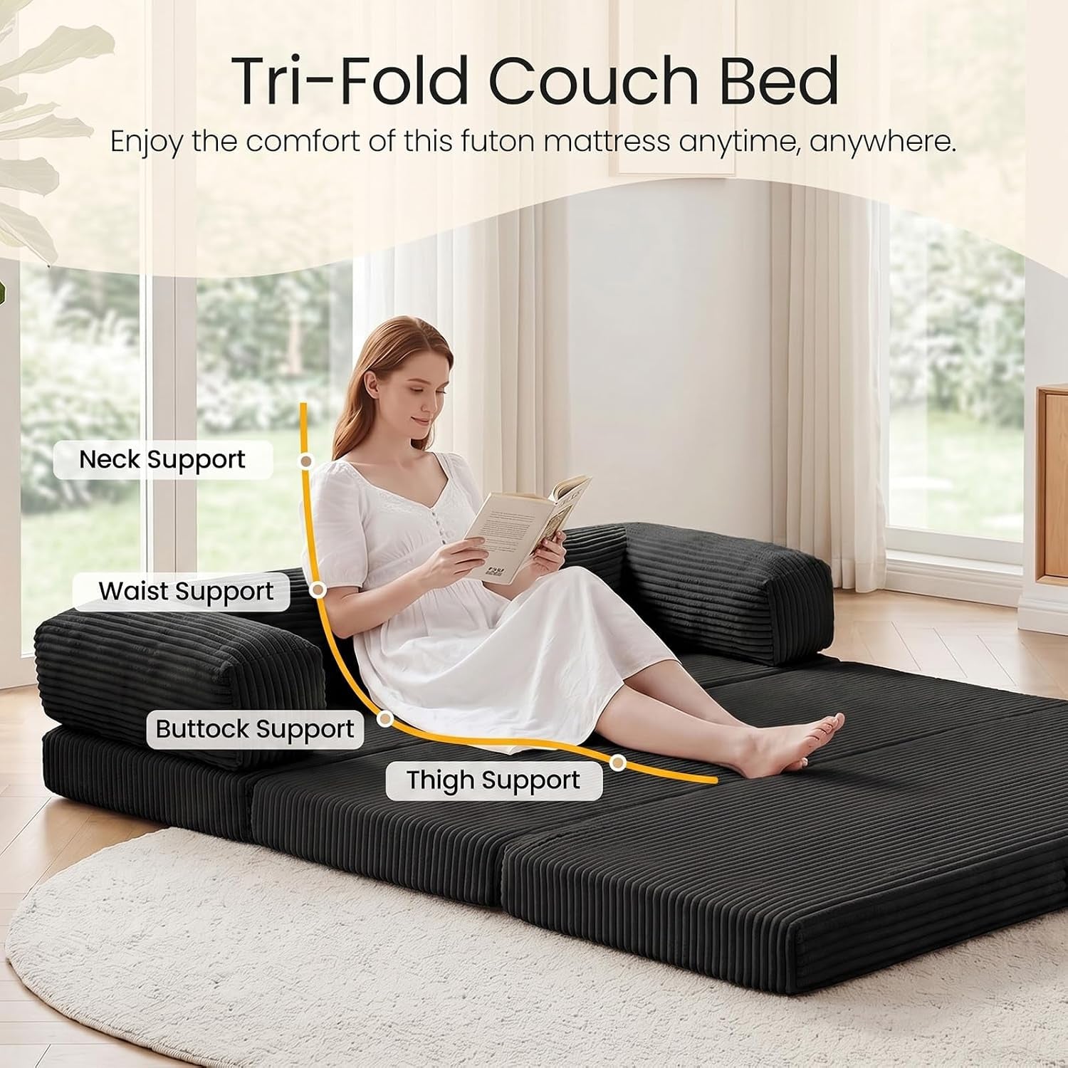 convertible-sofa-bed-tri-folding-mattress-queen-futon-couch-bed-boneless-sleeper-couch-bed-with-removable-armrests-washable-cover-for-guest-room-living-room-queen-black