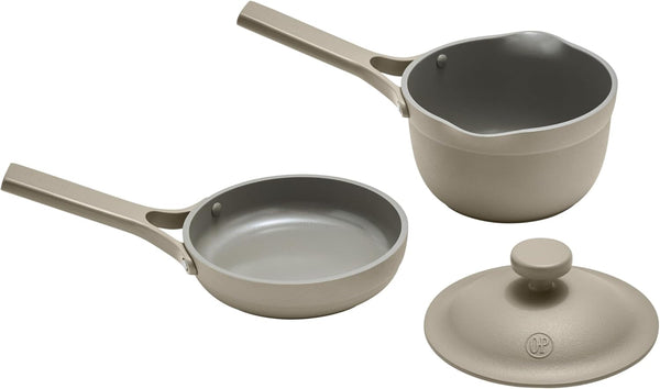 Our Place Tiny Cookware Duo, 3-Piece Compact Ceramic Nonstick Cookware Set1