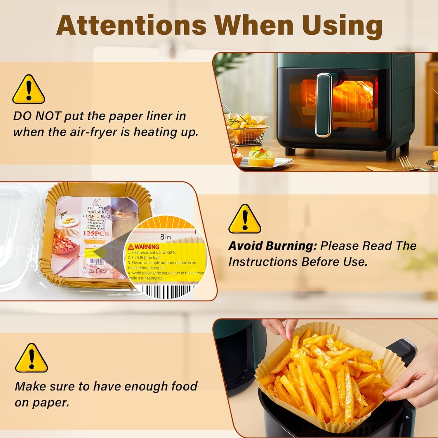 air-fryer-liners-disposable-125-pcs-8-inch-paper-for-5-8-qt-air-fryers-square-unbleached-parchment-paper-non-stick-greaseproof-for-baking-roasting-microwave-oven-airfryer-basket-accessories