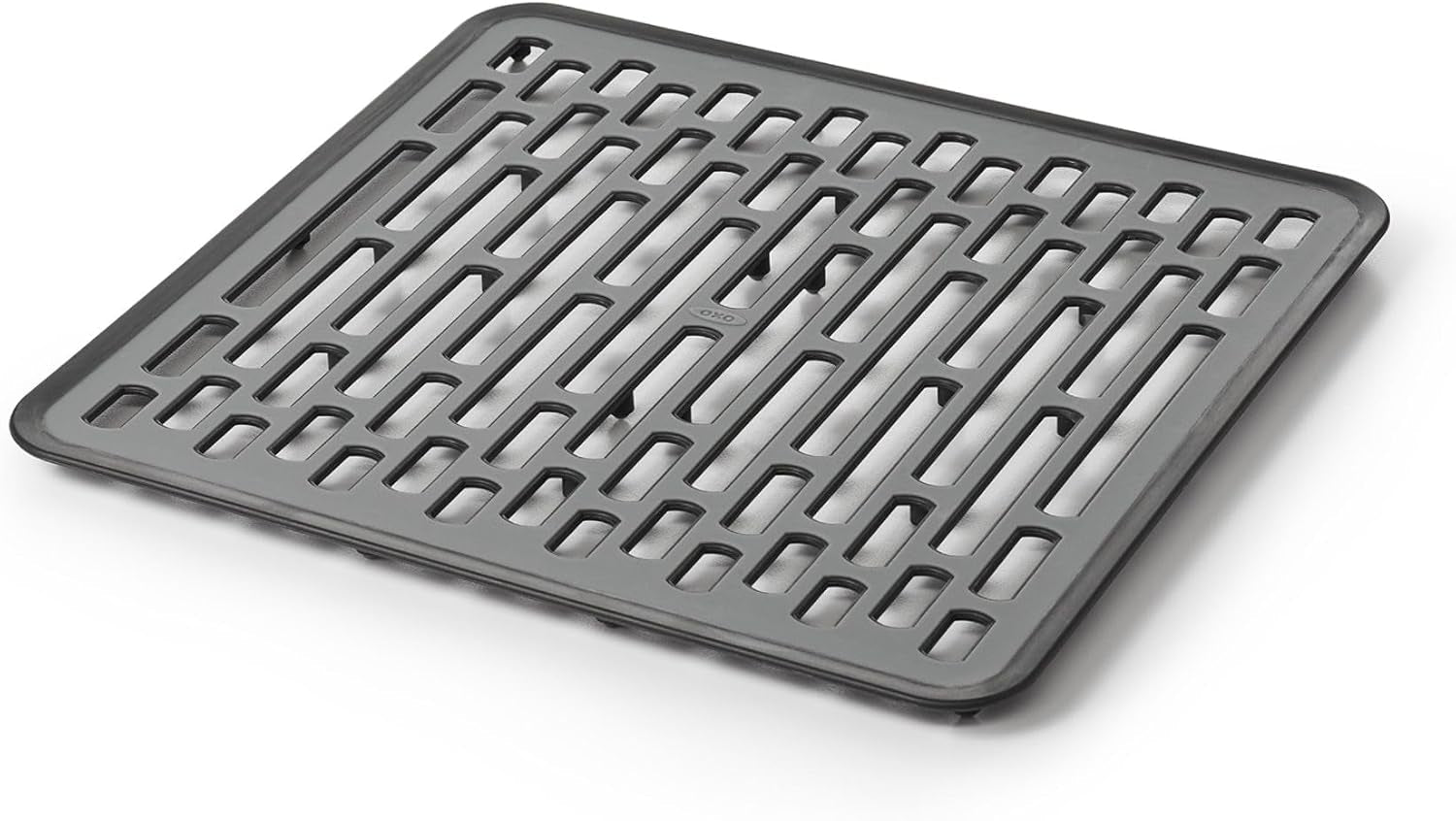 oxo-good-grips-small-kitchen-sink-mat-with-drain-holes-silicone-sink-mat-non-slip-rubber-sink-bottom-mat-protects-dishes-and-sink-kitchen-sink-protector-drain-holes-gray