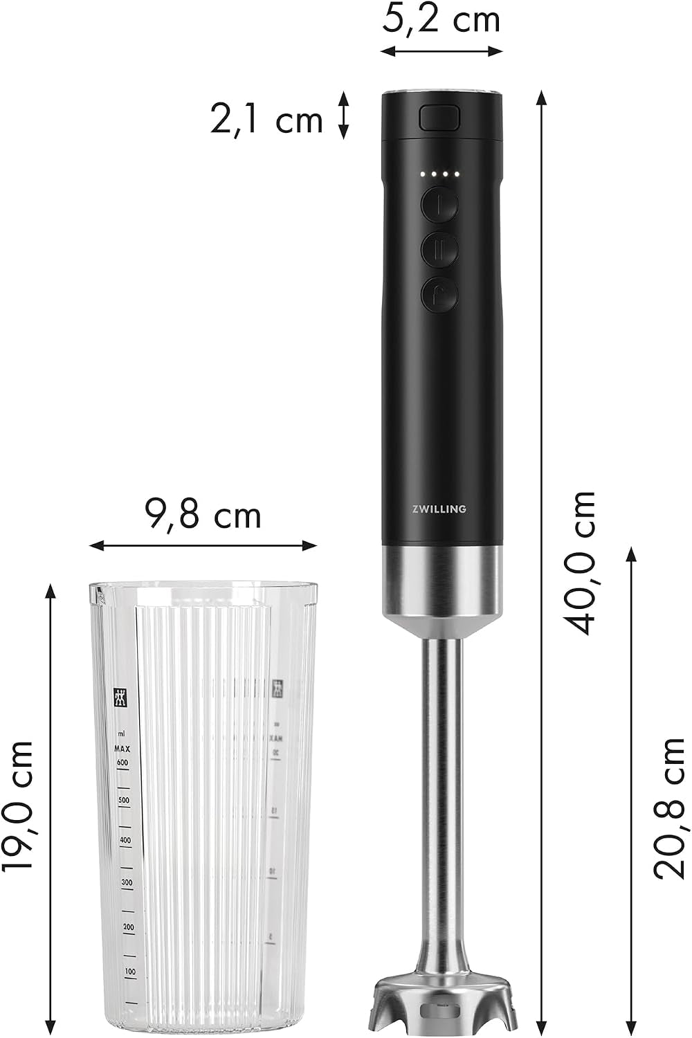 xtend-immersion-blender-starter-set-3-speed-cordless-hand-blender-with-battery-pack-compact-charger-and-beaker-powerful-quiet-energy-efficient-usb-c-power-bank-and-led-display
