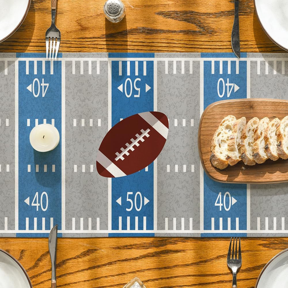 blue-grey-touch-down-american-football-court-table-runner-rugby-boy-birthday-party-kitchen-dining-table-decoration-for-home-decor-13x72-inch