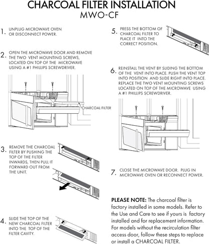ZLINE 30" 1.5 Cu. Ft. over the Range Microwave in Stainless Steel with Traditional Handle and Set of 2 Charcoal Filters (MWO-OTRCFH-30)3