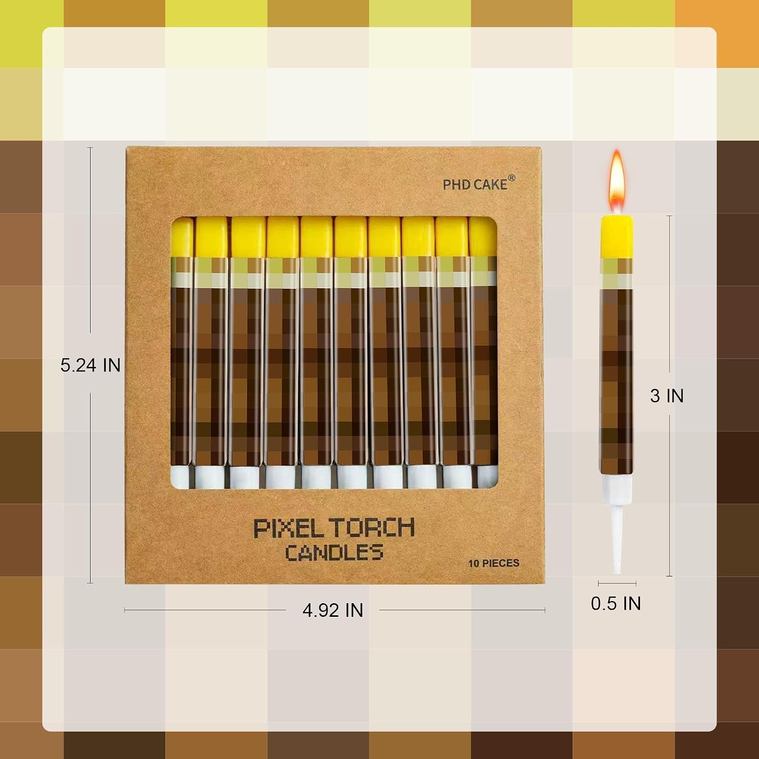 10-pieces-birthday-candles-for-miner-crafting-birthday-party-decorations-pixel-game-party-supplies-themed-mine-pixel