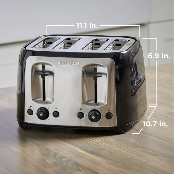 BLACK+DECKER 4-Slice Toaster with Extra-Wide Slots6