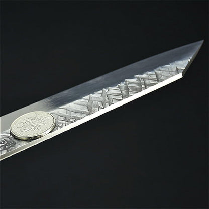 Meat Cleaver, 9.2 Inch Handmade Forged Raw Fish Knife Boning Knife Handmade Ultra-Sharp Kitchen Knives4