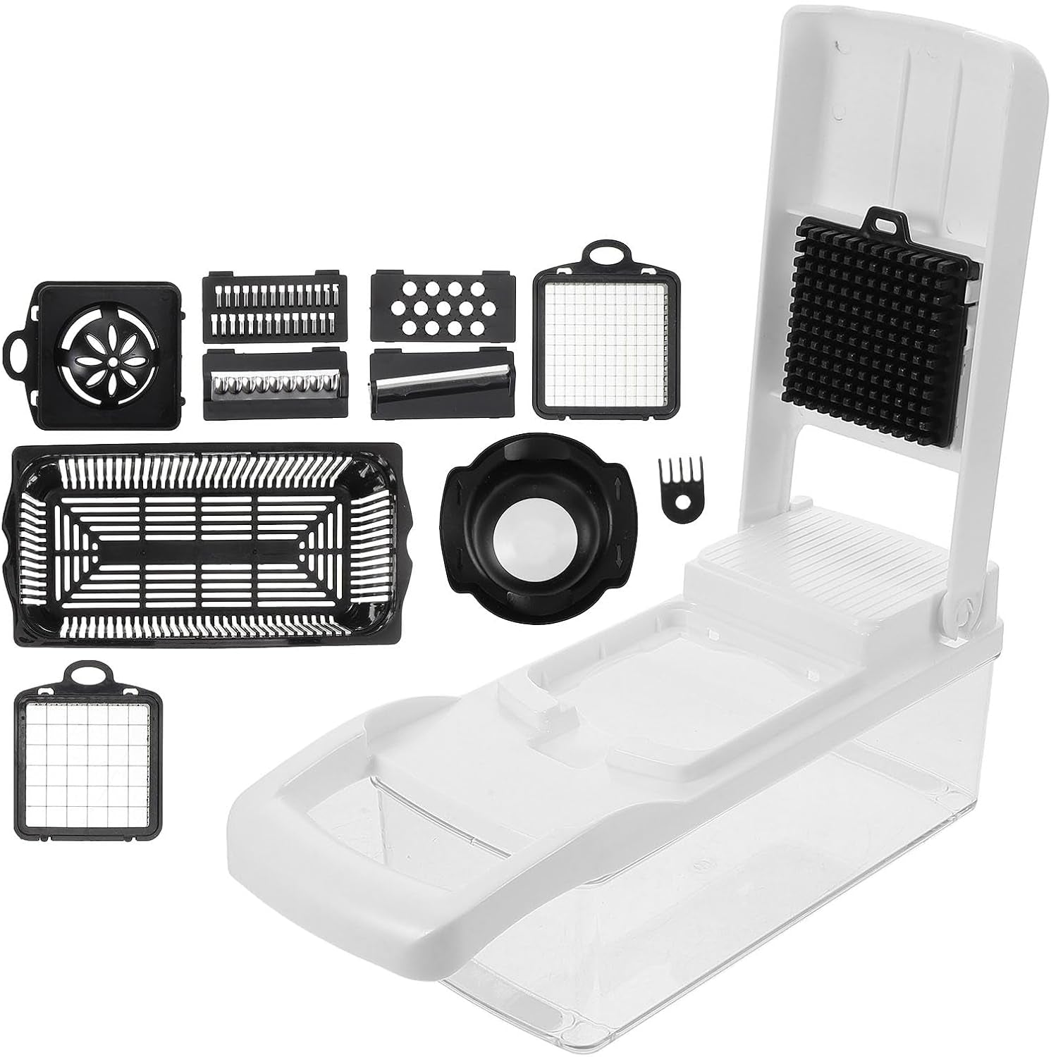 multifunctional-vegetable-grater-slicer-and-dicer-set-15pcs-white-kitchen-cutter-with-wear-resistant-potato-peeler-ergonomic-handheld-cucumber-shredder-for-home-cooking