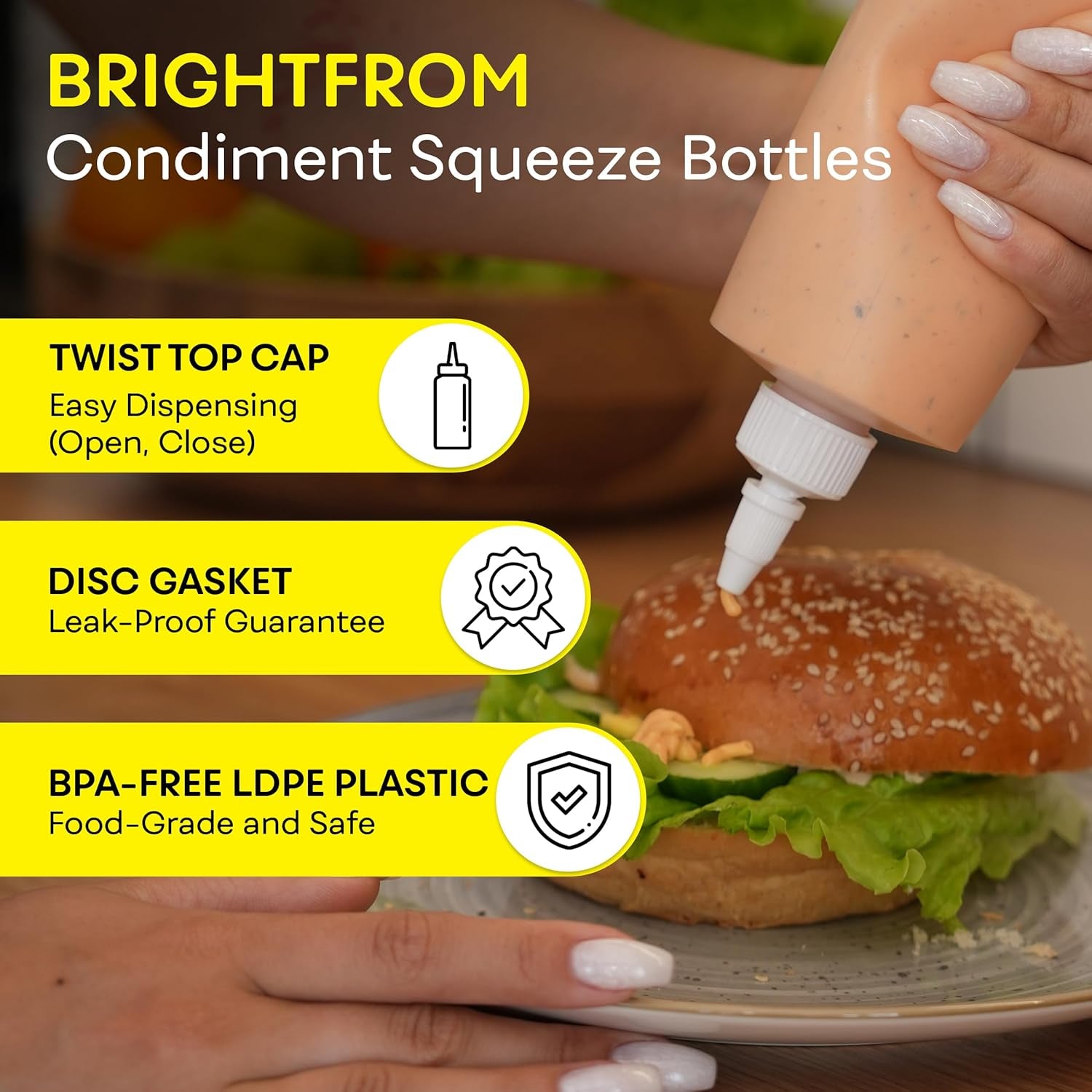 condiment-squeeze-bottles-16-oz-empty-squirt-bottle-with-twist-top-cap-leak-proof-great-for-ketchup-mustard-syrup-sauces-dressing-oil-arts-and-crafts-bpa-free-plastic-2-pack