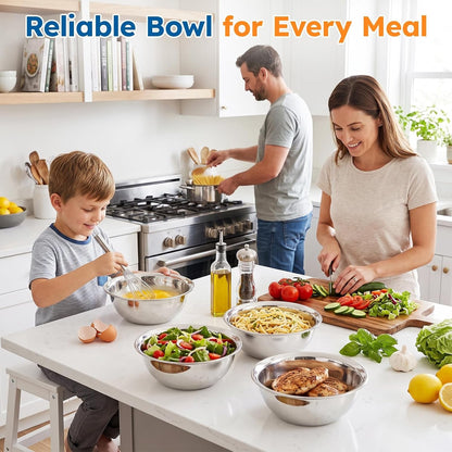 67Oz 304 Stainless Steel Bowls Set for Cooking Baking Home Kitchen7