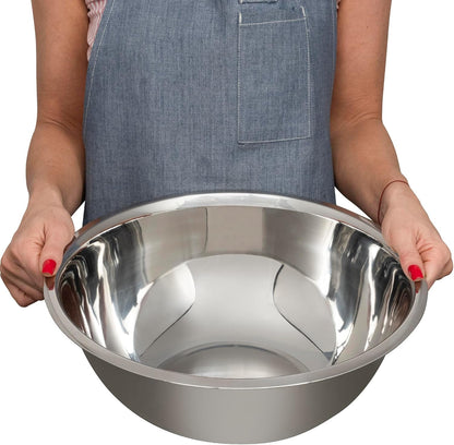 8 Quart Large Stainless Steel Mixing Bowls Set, 3-Pack, Nesting Bowls1