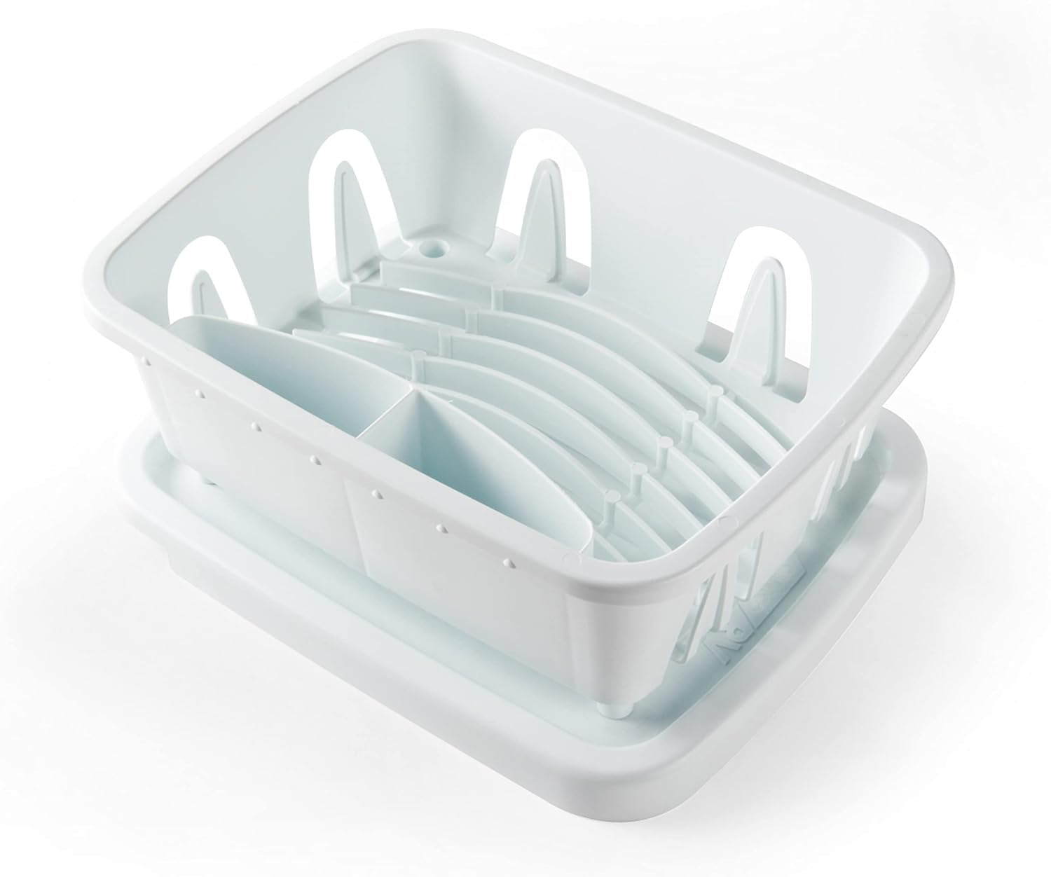 rv-mini-dish-drainer-tray-features-a-sloped-drain-tray-design-heavy-duty-construction-ideal-for-small-spaces-apartments-boats-and-more-9-5l-x-11-7w-x-4-75h-white-43511