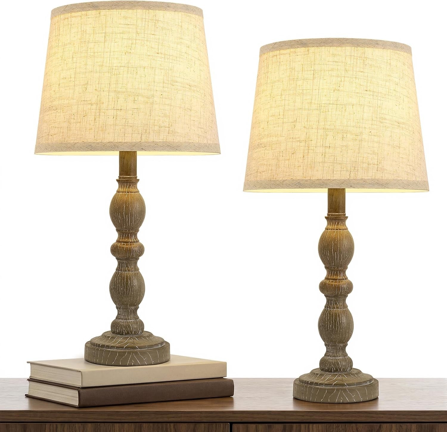 table-lamps-set-of-2-20-5-rustic-farmhouse-bedside-lamps-with-linen-shade