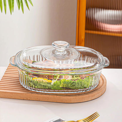 4-Piece Glass Casserole Baking Dish, Set of 2 Casseroles with Glass Lids, 1.9 Qt and 3 Qt | Baking Pans for Lasagna, Casserole Dishes with Handles, Glass Bakeware Set, Microwave, Oven, Freezer, Dishwasher, BPA Free8
