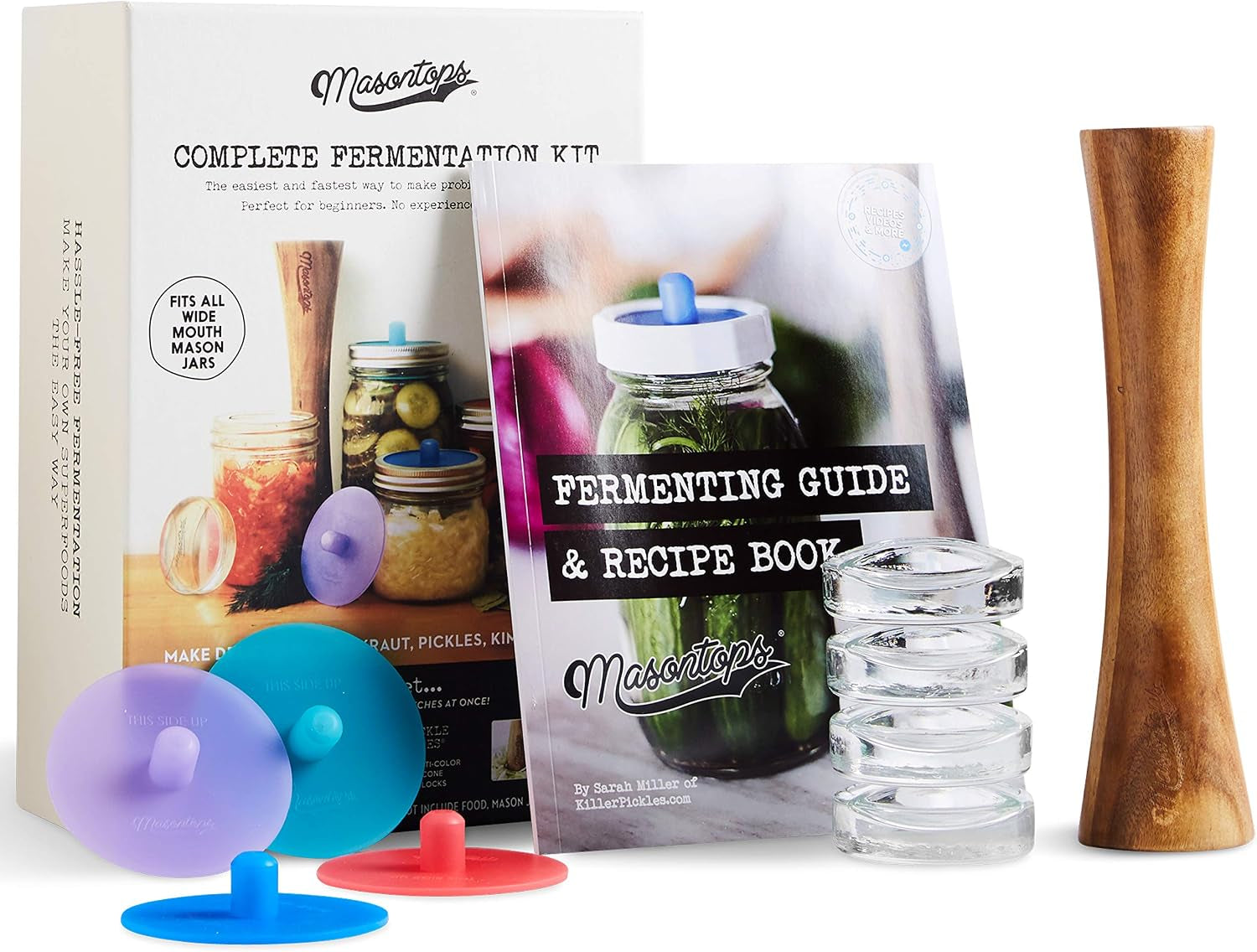 complete-mason-jar-fermentation-kit-pickle-kit-sauerkraut-making-kit-kimchi-container-fermentation-airlock-lids-wide-mouth-mason-jars