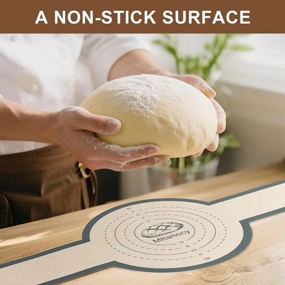 3 PCS Silicone Bread Sling for Dutch Oven Liners, round | Non Stick & Easy to Clean Silicone Bread Baking Mat with Extra Long Handles, Reusable, Transfer Bread Dough Easily2