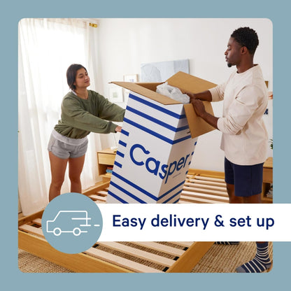 Casper Sleep Element King Mattress - Medium Feel - Motion Isolation - Breathable, Cooling Memory Foam - 100-Night Trial - Certipur-Us8