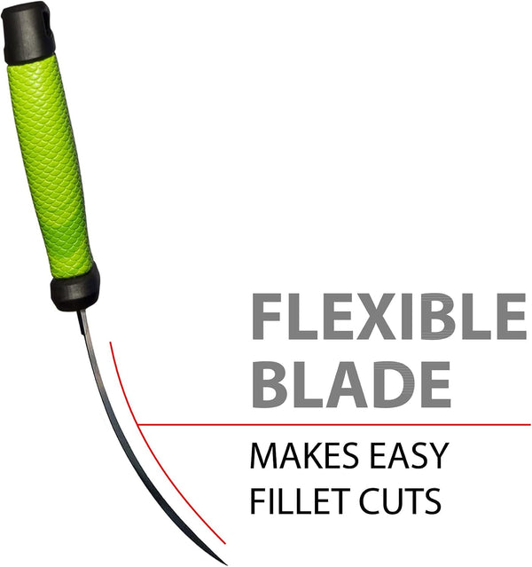 Sharp Curved Fish Fillet Knife 6.5 Inch, Flexible Thin and Sturdy Knife with Ergonomic Handle5