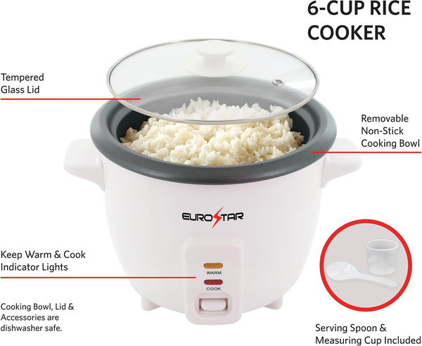 6-Cup Rice Cooker, White2