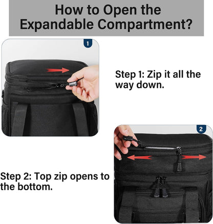 Tactical Insulated Lunch Box Men Double Deck Heavy Duty Cooler Bag7