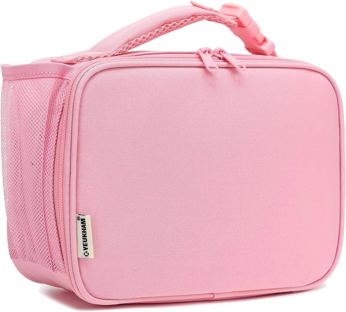 insulated-lunch-box-for-school-thermal-reusable-durable-freezable-lunch-bags-for-kids-boys-girls-men-women-small-soft-cooler-portable-lunch-tote-kit-for-work-picnic-travel-pink