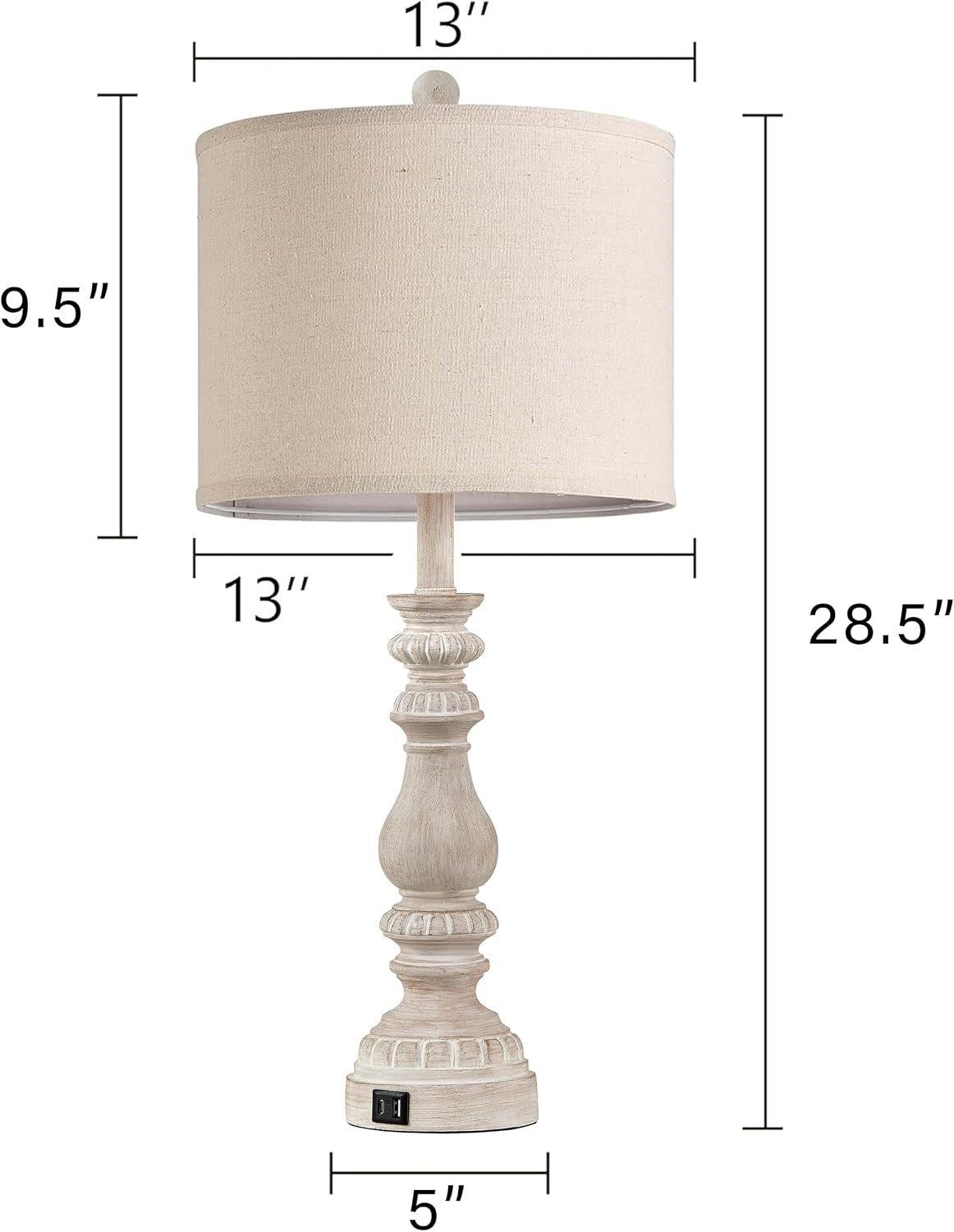 28-5-tall-farmhouse-table-lamps-set-of-2-for-living-room-rustic-bedside-lamps-with-usb-c-a-traditional-lamp-for-bedroom-nightstand-office-hallway-washed-white-rotary-switch-bulb-not-included