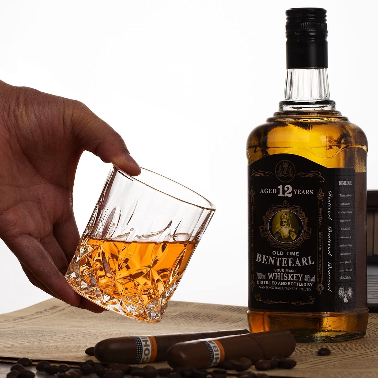 whiskey-rocks-glass-set-of-4-2-crystal-bourbon-glasses-2-round-big-ice-ball-molds-in-gift-box-10-oz-old-fashioned-glasses-for-scotch-cocktail-rum-cognac-vodka-liquor-unique-gifts-for-men