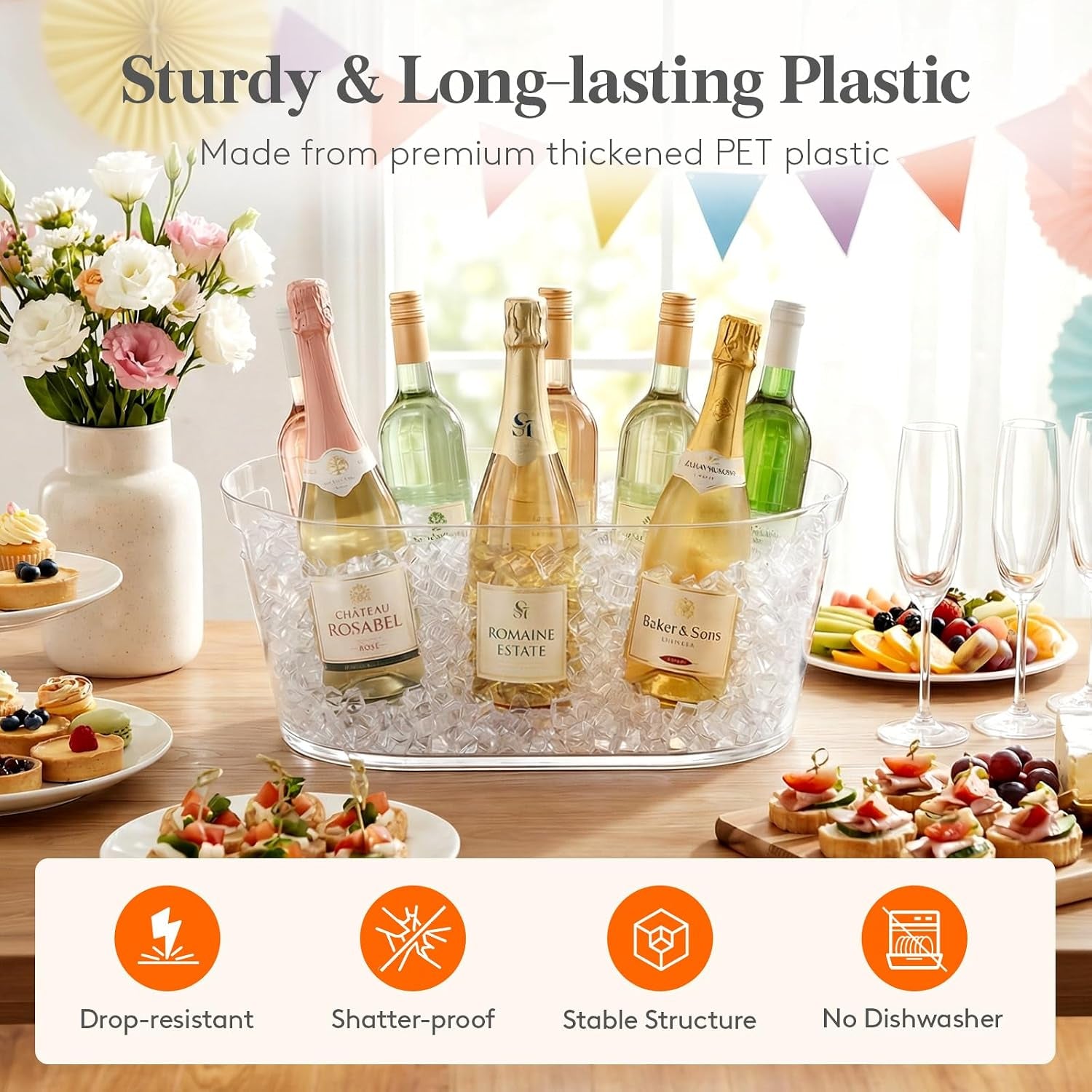 13l-plastic-ice-bucket-for-parties-2-pcs-bpa-free-large-capacity-comfortable-handle-drop-resistant-shatterproof-pet-beverage-tub-for-outdoor-cocktail-mimosa-soda-bar