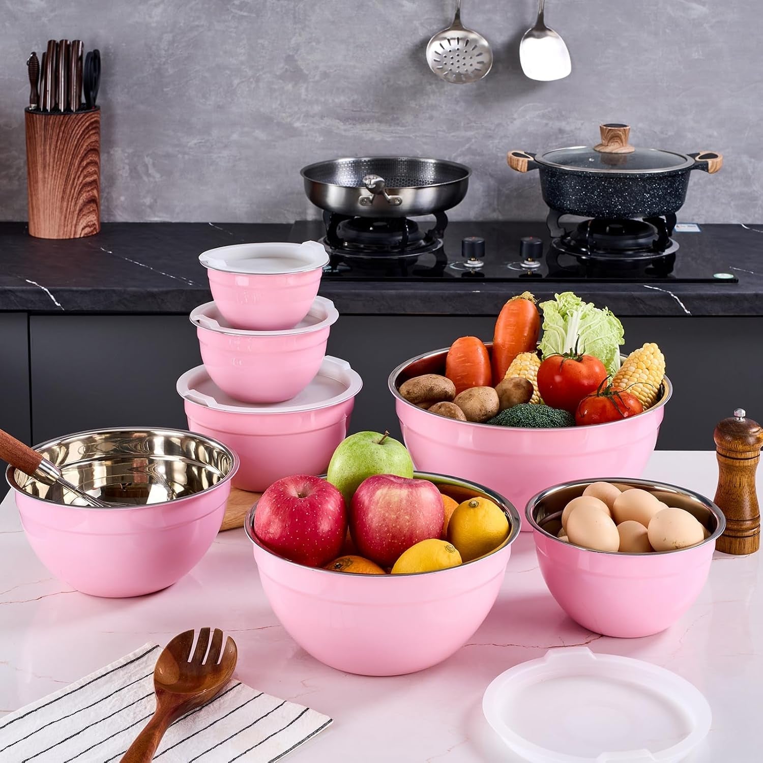 pink-mixing-bowls-with-airtight-lids-stainless-steel-bowl-salad-bowls-7-piece-colorful-nesting-bowl-pink-kitchen-accessories-size-7-3-6-2-7-2-1-1-5-1-1-0-8qt-stackable-design