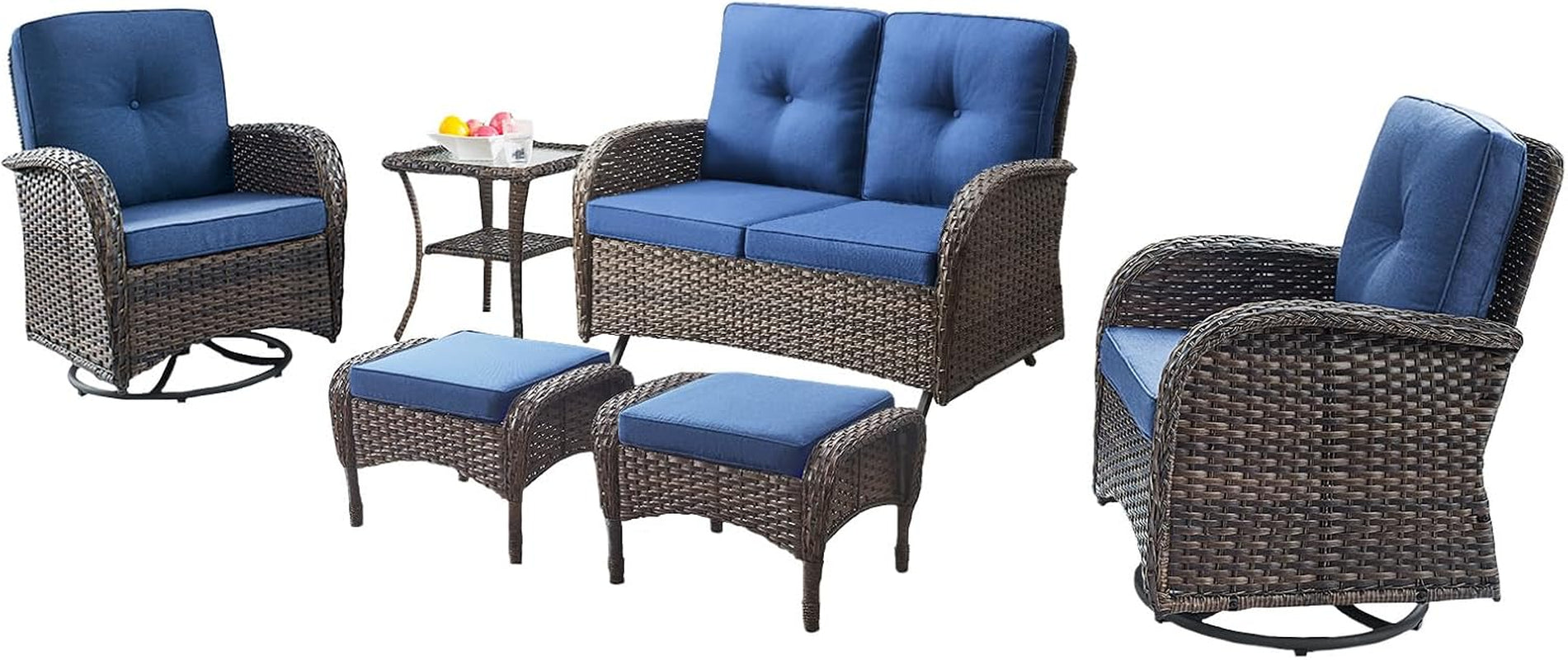 6-piece-patio-conversation-sets-wicker-patio-furniture-sets-with-outdoor-swivel-rocker-chairs-glider-loveseat-perfect-for-patio-deck-backyard-brown-wicker-blue-cushion