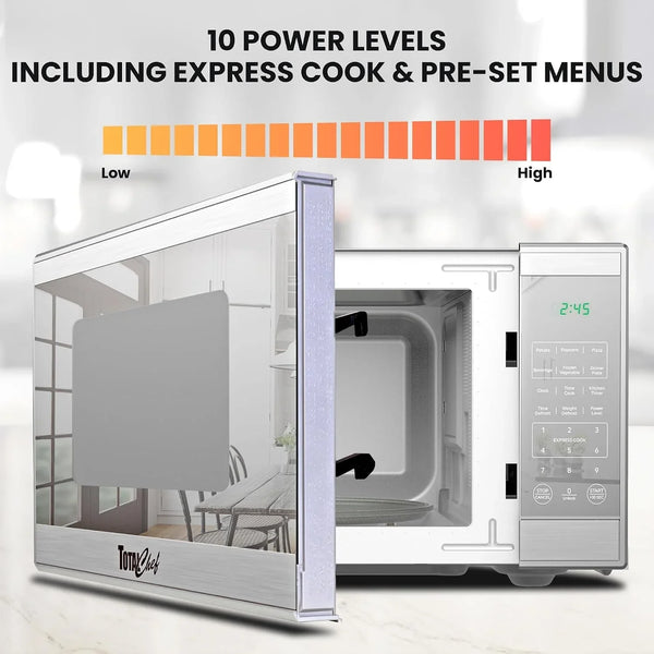 1.3 Cu Ft Microwave Oven – Compact Countertop Kitchen Appliance, Small Stainless Steel Microwave with Digital Touch, Pre-Set Functions, 12.8” Turntable, 1100 Watt6