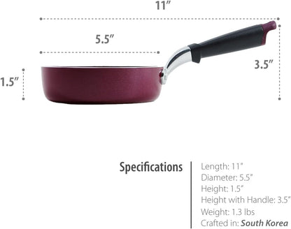 '- 5.5-Inch One Egg Frying Pan, Coated with New Teflon Select/Non-Stick Coating (PFOA Free) / Made in Korea (5.5-Inch)4